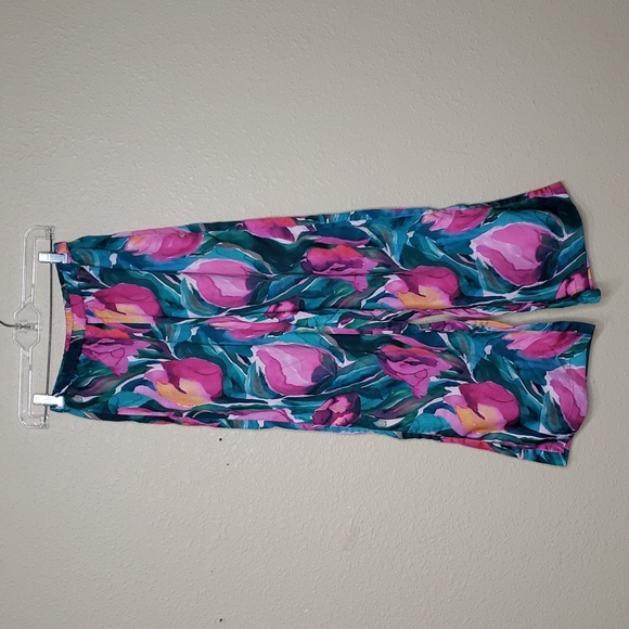 Fabletics Women's Floral Pajama Wide Leg Pants (Size Small) - Picture 1 of 10